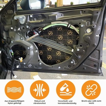 110 univerzálních klipů na dveřní panely pro automobily - s pěnovými podložkami