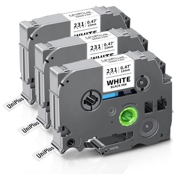 Kompatibilná páska UniPlus Tze 0,47 12mm pre Brother Tze-231 Tze231 Tz-231 TZc-231 páska pre