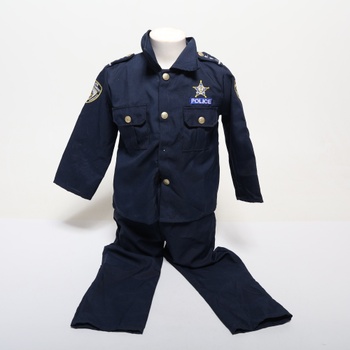 Detský policajný kostým pre chlapcov veľ. S