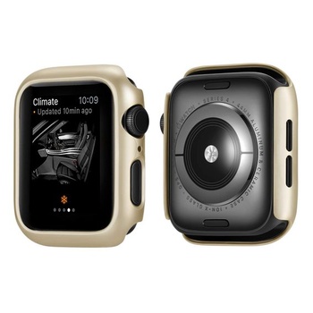 Kompatibilný s puzdrom Apple Watch 40mm 44mm, ultratenké PC pevné puzdro, tenký ochranný nárazník