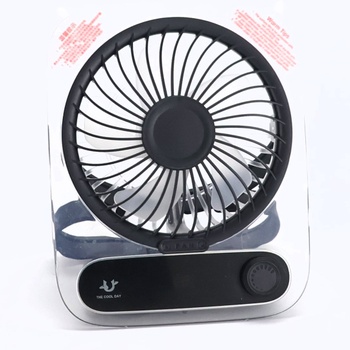 Stolný ventilátor Simpeak USB čierny tichý
