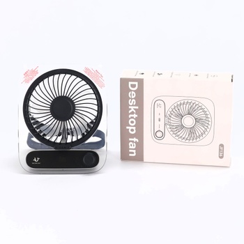 Stolný ventilátor Simpeak USB čierny tichý