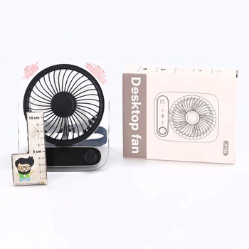 Stolný ventilátor Simpeak USB čierny tichý
