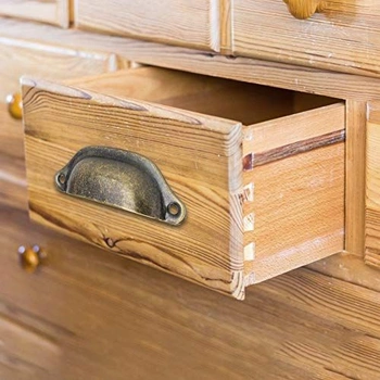 8 bronzových kovových úchytek na zásuvky s antickým designem, vintage úchytky na skříňky, úchytky