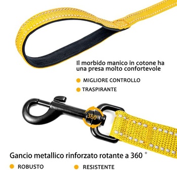 COMSLE Vodítko pre výcvik psov, 3m / 5m / 10m / 15m / 20m Robustné dlhé vodítko pre psov Reflexné