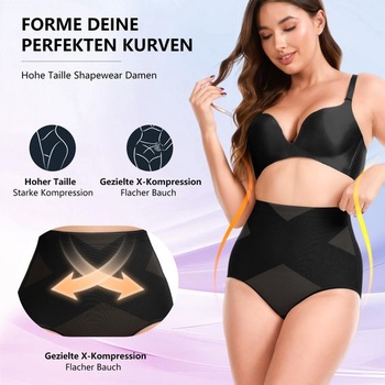 Dámske sťahovacie nohavičky s korekciou bruška veľkosti XL, čierne
