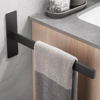 Dvocel Držiak na uteráky bez vŕtania, samolepiaci, 38 cm –…