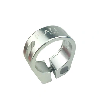 Objímka sedlovky PLATT na kolo, super lehká hliníková objímka sedlovky 28,6/31,8/34,9 mm (stříbrná,
