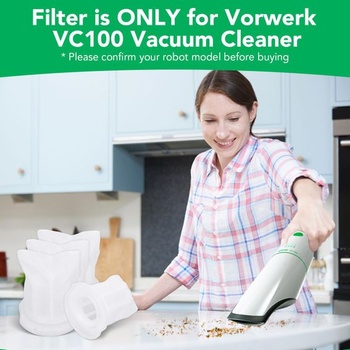 4 náhradné filtre pre vysávač Vorwerk Kobold VC100