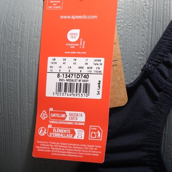 Dámske jednodielne plavky Speedo Navy D40