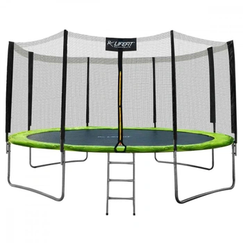 Trampolína LIFEFIT® 14' / 424cm vr.siete a schodíkov