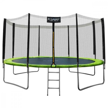 Trampolína LIFEFIT® 14' / 424cm vr.siete a schodíkov