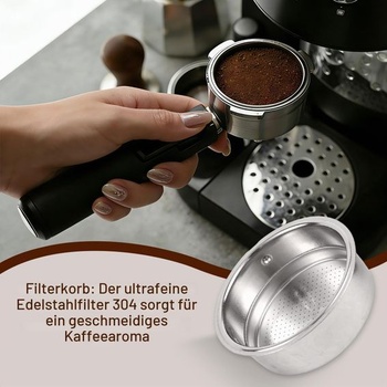 2 košíky portafiltru na espresso 51 mm (kapacita 1 šálek + 2 šálky)