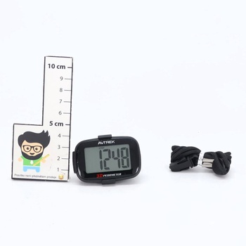 Presný 3D krokomer Mini krokomer pre chôdzu alebo behanie outdoorových aktivít (čierny)