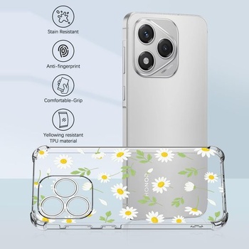 Průhledný kryt pro Honor 400 Lite 5G, čirý s roztomilým vzorem, tenký, měkký silikonový,