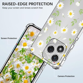 Průhledný kryt pro Honor 400 Lite 5G, čirý s roztomilým vzorem, tenký, měkký silikonový,