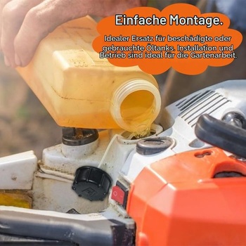 Súprava 2 viečok palivovej nádrže pre motorové píly, kompatibilné s motormi kosačiek/krovinorezov