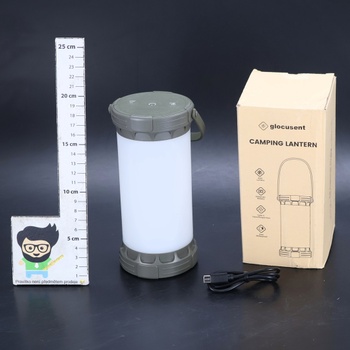 Dobíjacia kempingová lampa Glocusent