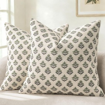 YCOLL Moderný botanický vintage dizajn obliečka na vankúš…