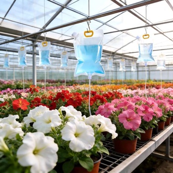 4 x 5l automatické zavlažovacie vrecká na kvapkovú závlahu rastlín, nálevové vrecká s nastaviteľným