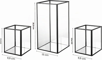 Svietniky Phosphor PH-BLACK-SMALL-3 PCS
