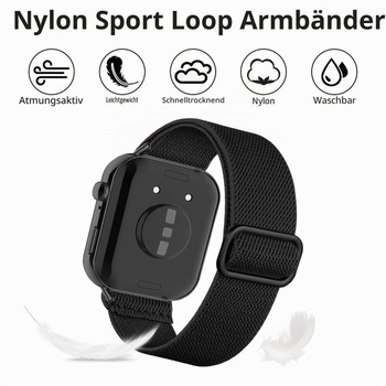 Chinbersky 3dielne balenie elastických nylonových náramkov kompatibilných s Huawei Watch Fit 3/Fit 4/4