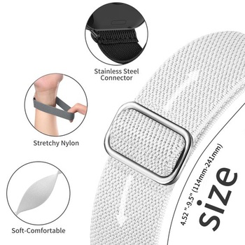 Chinbersky 3dielne balenie elastických nylonových náramkov kompatibilných s Huawei Watch Fit 3/Fit 4/4