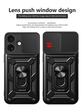 Kryt EASSGU Armor pre chytrý telefón, kompatibilný s iPhone 17 (6,3