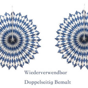 Dekorace s praporkem Oktoberfestu, opakovaně použitelná bavorská dekorace Wiesn, girlanda