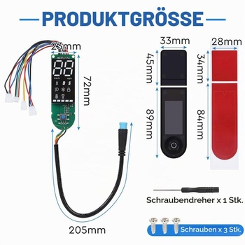 Displej palubnej dosky pre elektrickú kolobežku efuturetime pre Xiaomi M365 1S Pro Pro2