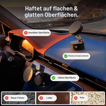 Černý držák na mobil Statik