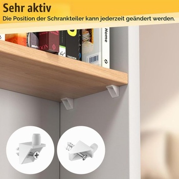 30 kusů podpěr polic, kompatibilní náhradní díl pro držáky polic