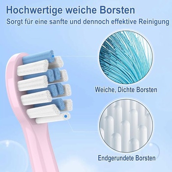 Súprava 8 náhradných hlavíc pre deti kompatibilných s elektrickými zubnými kefkami Philips Sonicare,