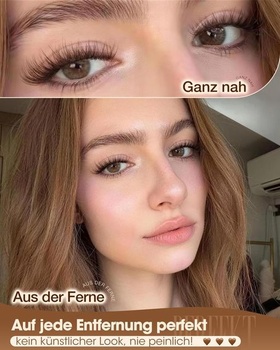 Hnedé predĺženie rias, tenké zhluky rias, prírodné umelé riasy, nadýchané zhluky rias, CC kučeravé