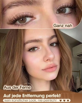 Hnědé prodloužení řas, tenké shluky řas, přírodní umělé řasy, nadýchané shluky řas, CC kudrnaté