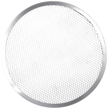De Buyer - Kulatý perforovaný hliníkový plech na pizzu - průměr 28 cm - 7350.28, šedý