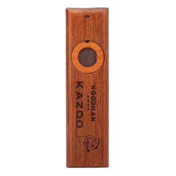 Drevený kazoo, ústny nástroj s unikátnym zvukom pre ukulele…
