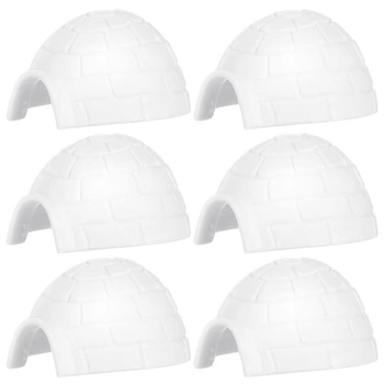 Ifundom 6dielna miniatúrny model iglu, polárna dekorácia,…