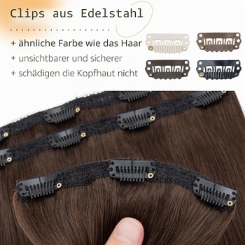 Dámská paruka S-noilite tmavě hnědé 25 cm, 56 g
