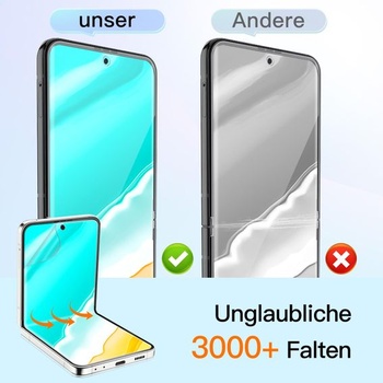 Ochranné sklo VideoSecu z tvrdeného skla pre Samsung Galaxy Z Flip 5, balenie 2 kusov TPU ochranných
