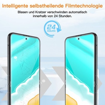 Ochranné sklo VideoSecu z tvrdeného skla pre Samsung Galaxy Z Flip 5, balenie 2 kusov TPU ochranných