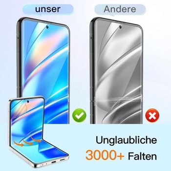 Ochranné tvrdené sklo VideoSecu pre Samsung Galaxy Z Flip 6, balenie 2 kusov, HD číre, ultratenké,