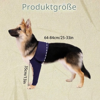 Pooperačné návleky na nohy pre psov, návleky na ľavú prednú nohu pre psov, bandáž na lakeť,