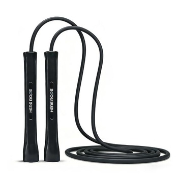 HEREROPE Nastaviteľné 5mm PVC fitness švihadlo – Nezlomné rukoväte, Bez zalomenia, Odolné, Pre mužov