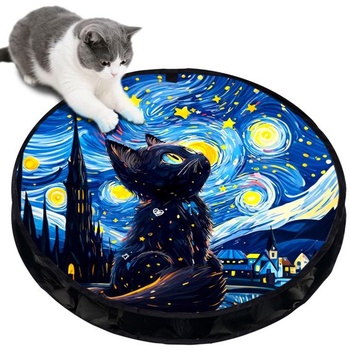 Hračka GoldenSun Cat Maze Pouch, interaktívny hrací a tréningový doplnok pre mačky, kompatibilný s