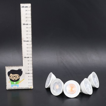 Linkind Ampule LED GU5.3 12V, 3.4W Ekvivalent à 35W Lampe Halogene, Blanc Chaud 2700K, 360LM, 36°