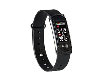 Fitness náramok Q-Band HR3 (SP-AT-BLE-100), s farebným displejom, čierny