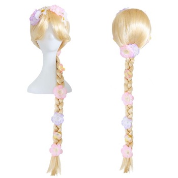 Parochne Locika, blond detské parochne, princeznovské parochne na cosplay, detské parochne pre dievčatá,