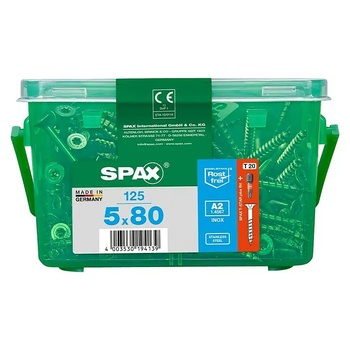 Skrutka so zapustenou hlavou SPAX T-Star Plus, nerezová oceľ A2, 125 ks - A
