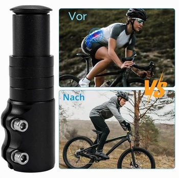 Zdvihák riadidiel Aohcae pre predstavec bicykla 28,6 mm/12 × 2,86 cm, predĺženie riadidiel